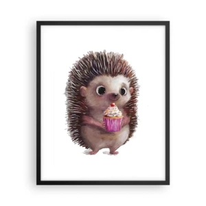 Poster in einem schwarzem Rahmen - Der Feiertag ist jeden Tag - 40x50 cm