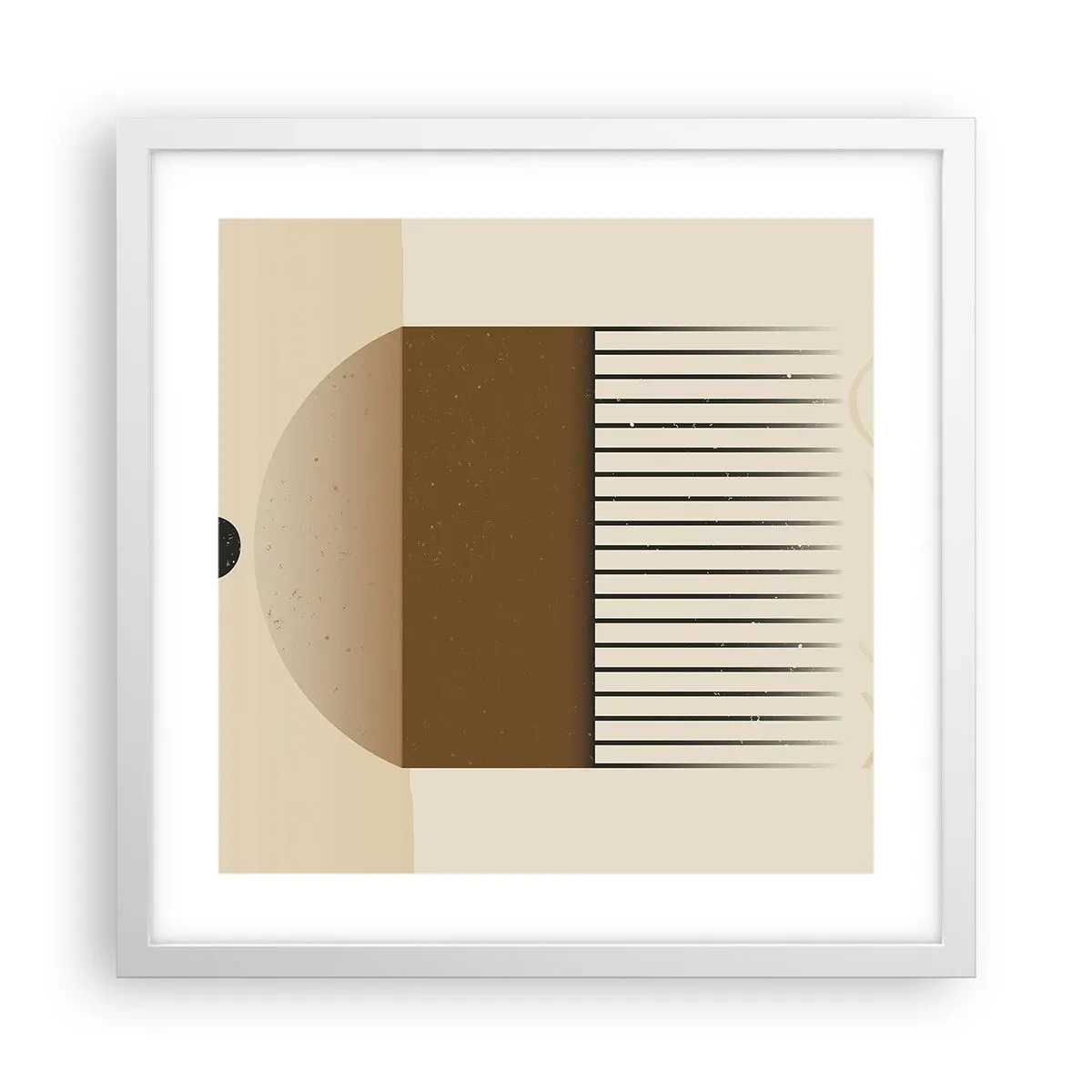 Poster in einem weißen Rahmen - Verschiedene Staaten - 40x40 cm