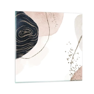 Glasbild - Bild auf glas - Alles fließt - 40x40 cm