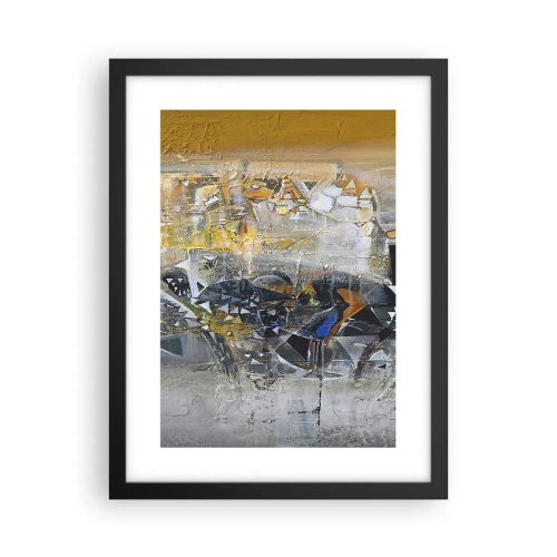 Poster in einem schwarzem Rahmen - Alles wird gut - 30x40 cm