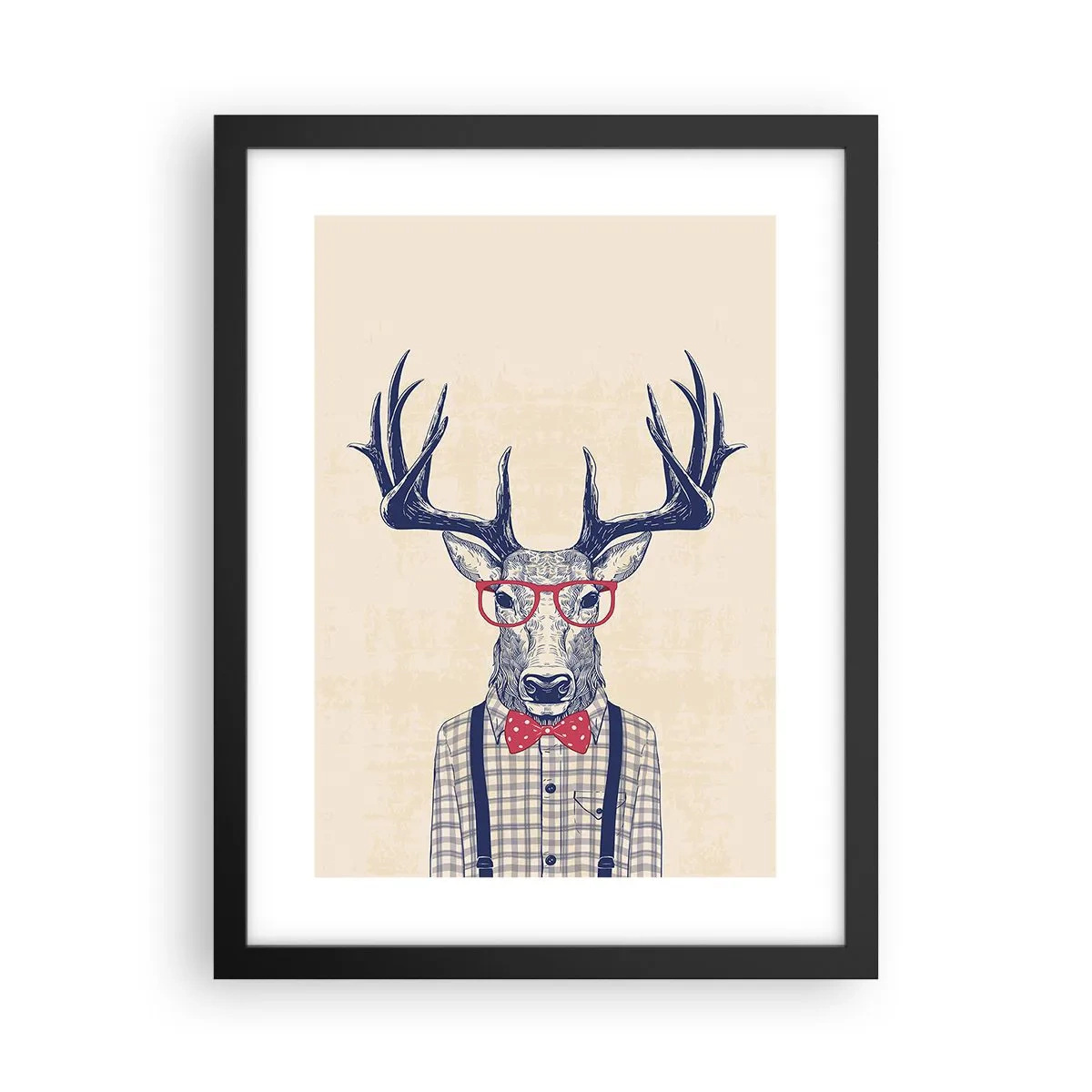 Poster in einem schwarzem Rahmen - Eine lustige Extravaganz - 30x40 cm