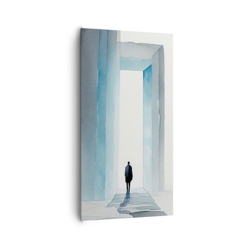 Bild auf Leinwand - Leinwandbild - Lebe ohne Grenzen - 65x120 cm