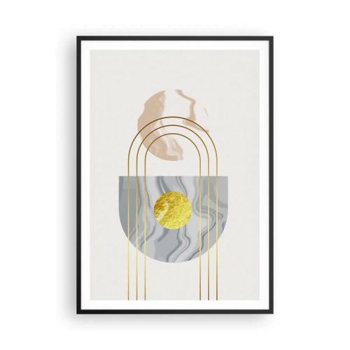 Poster in einem schwarzem Rahmen - Helligkeit und Brillanz - 70x100 cm