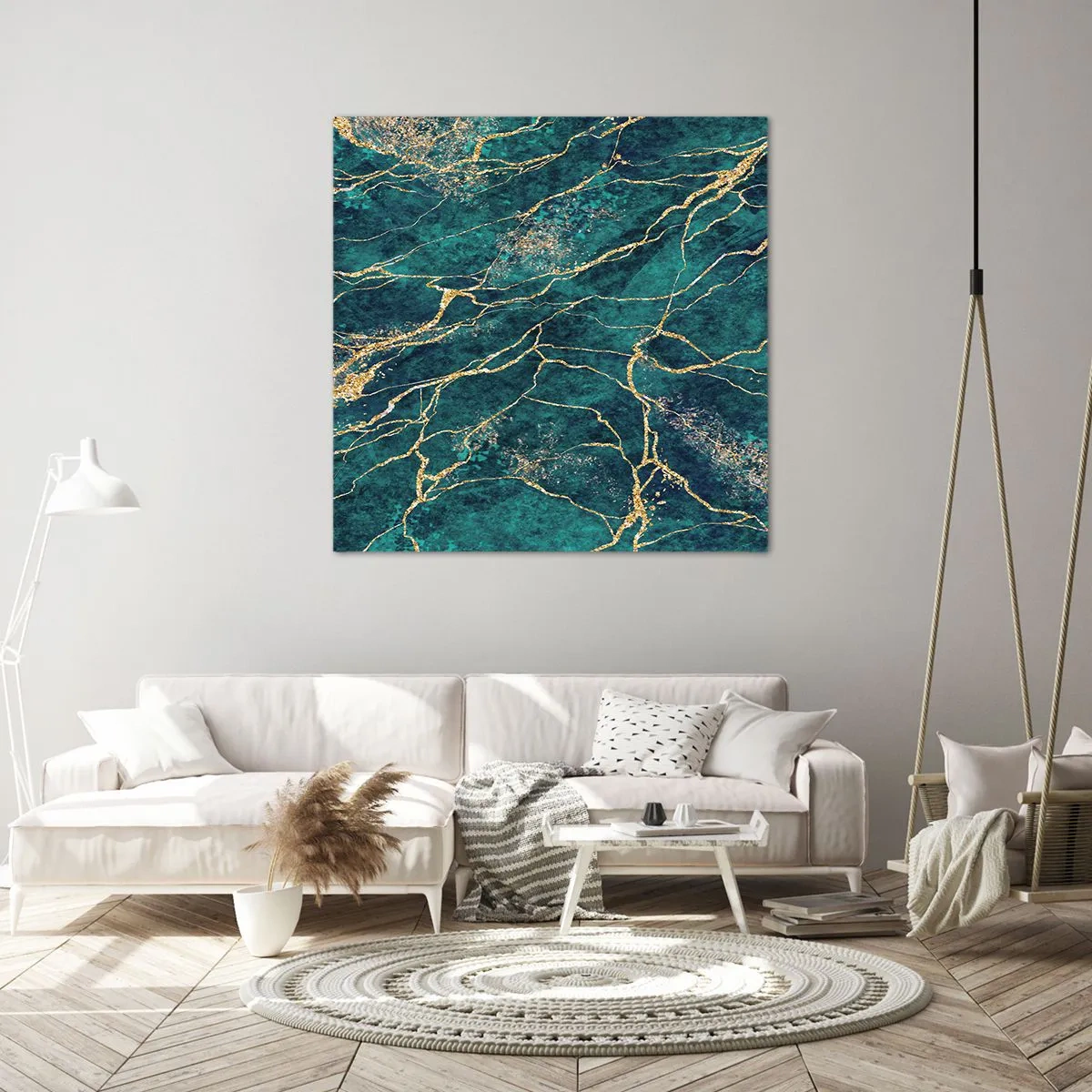 Bild auf Leinwand - Leinwandbild - Goldmine - 30x30 cm