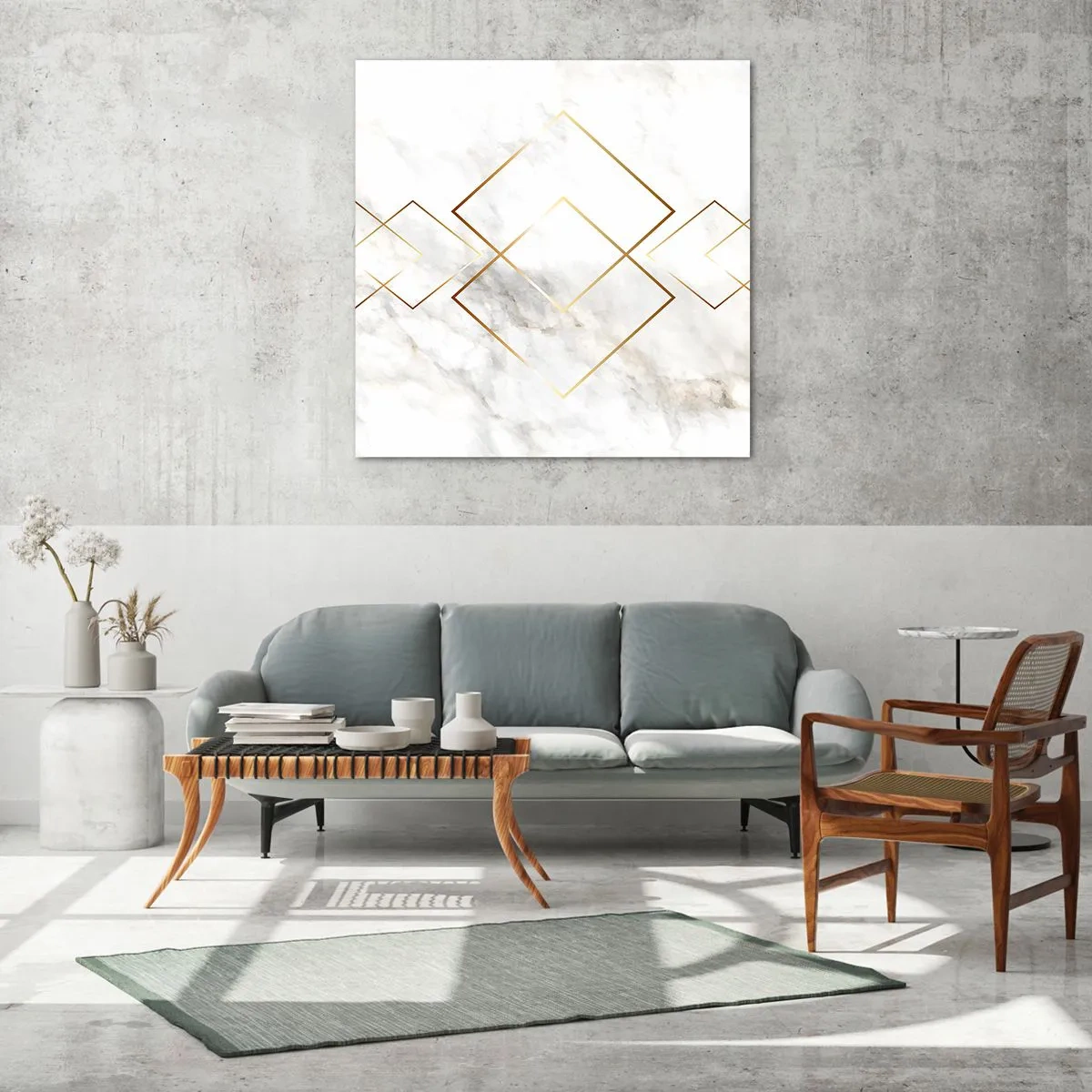 Glasbild - Bild auf glas - Ein Blick in die Unendlichkeit - 30x30 cm