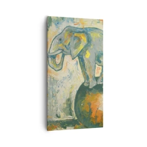 Bild auf Leinwand - Leinwandbild - Es lebe der Zirkus! - 55x100 cm