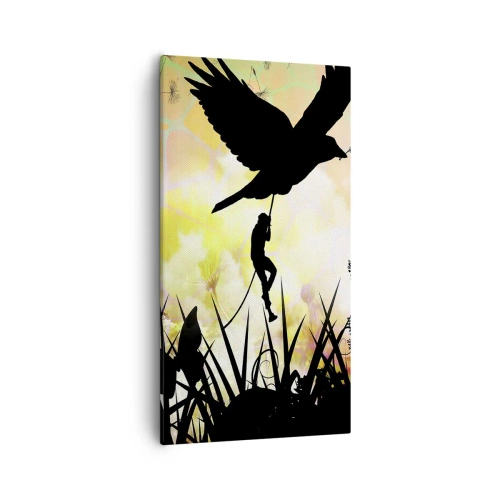 Bild auf Leinwand - Leinwandbild - In märchenhafter Atmosphäre - 55x100 cm