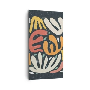 Bild auf Leinwand - Leinwandbild - Komposition – Ich erwische dich gleich - 55x100 cm