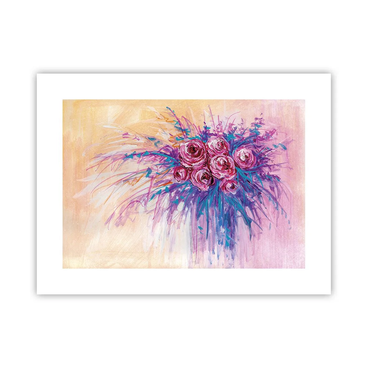 Poster - Rosenbrunnen - 40x30 cm