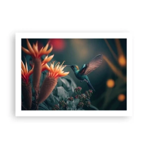 Poster - Wirklich buntes Leben - 70x50 cm