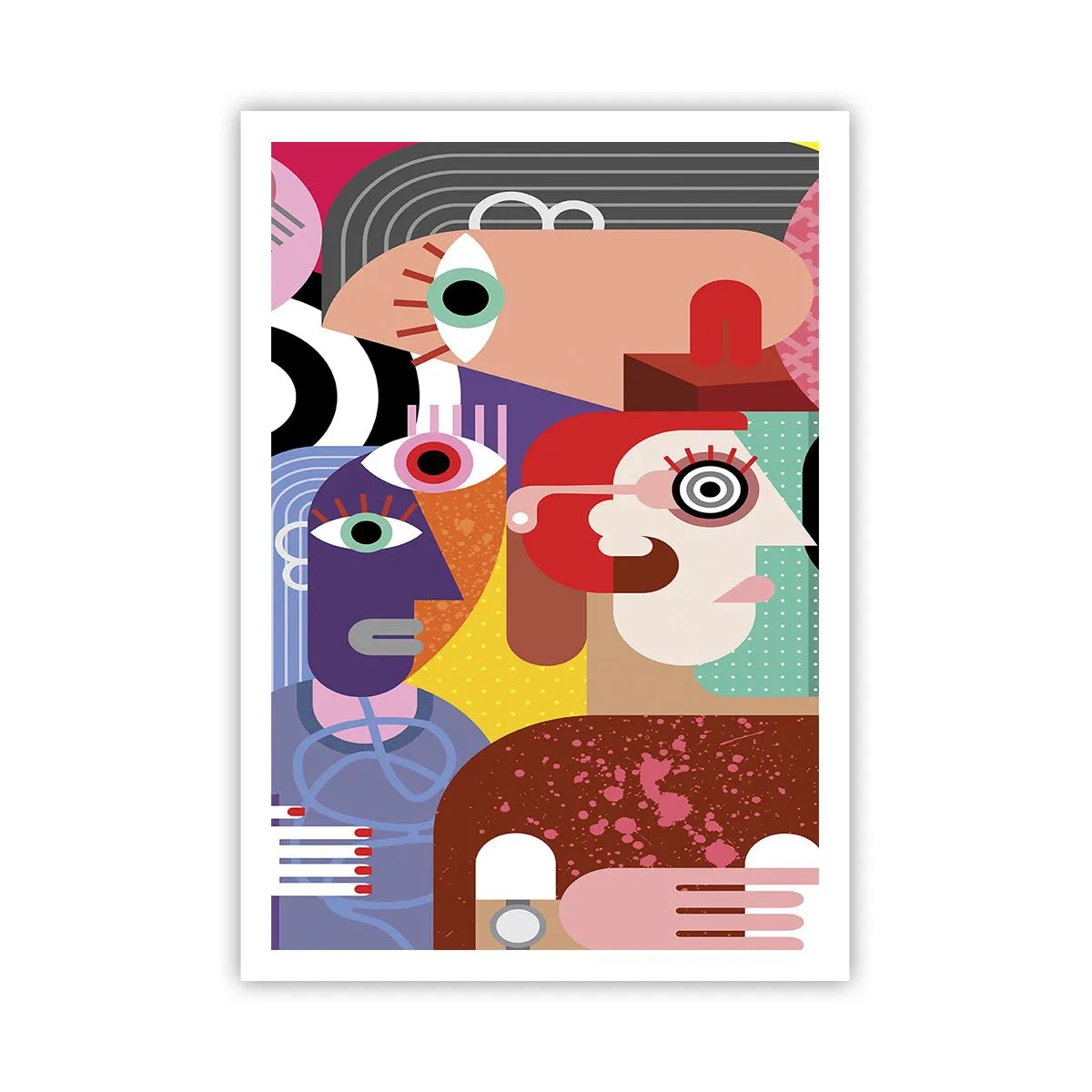 Poster - Wir sind von Herrn Picasso - 70x100 cm