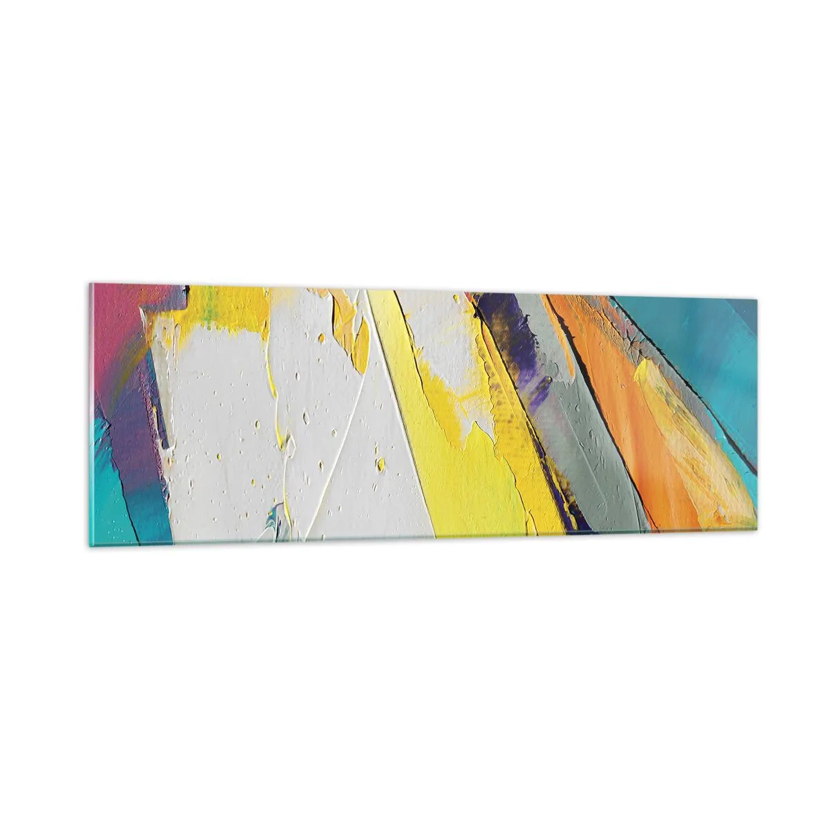 Glasbild - Bild auf glas - Die Anatomie des Lichts - 90x30 cm