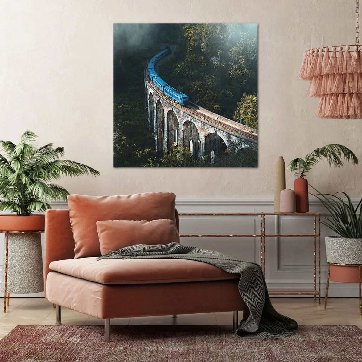 Bild auf Leinwand - Leinwandbild - Neigung zur Natur - 30x30 cm