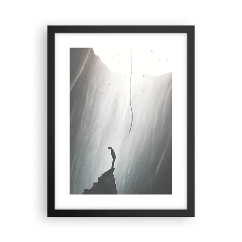 Poster in einem schwarzem Rahmen - Es gibt immer einen Ausweg - 30x40 cm