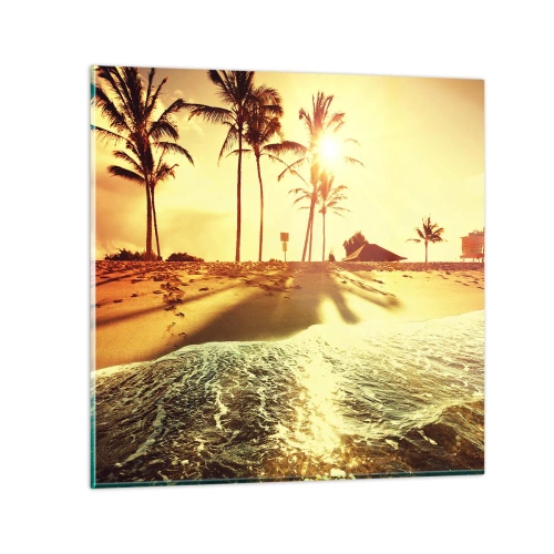 Glasbild - Bild auf glas - Kalifornien am Nachmittag - 70x70 cm