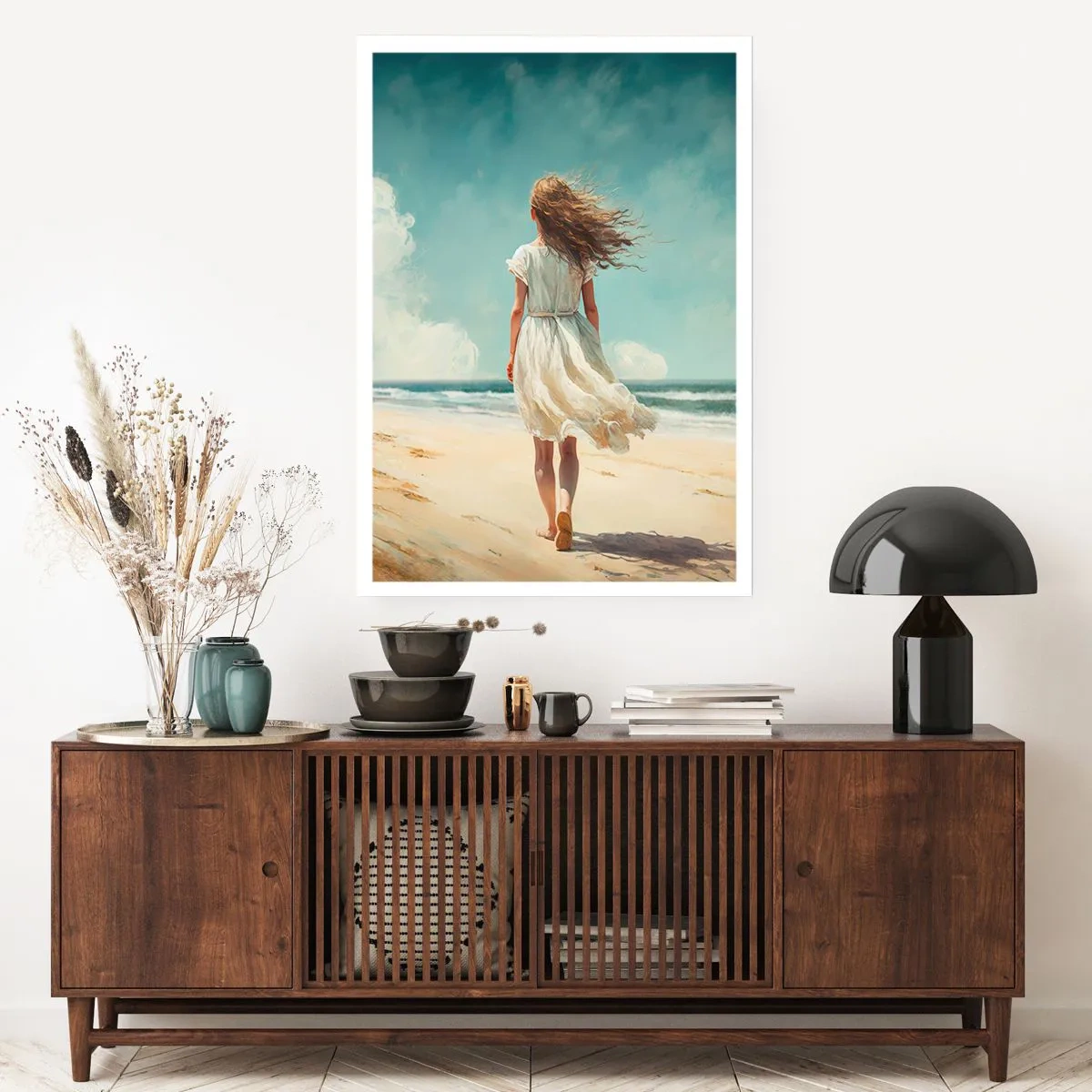 Poster - Der Sonne und dem Wind begegnen - 70x100 cm