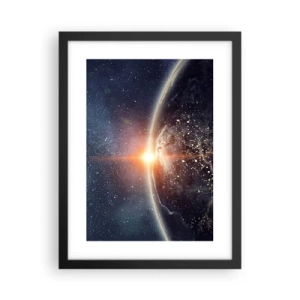 Poster in einem schwarzem Rahmen - In einer neuen Perspektive - 30x40 cm