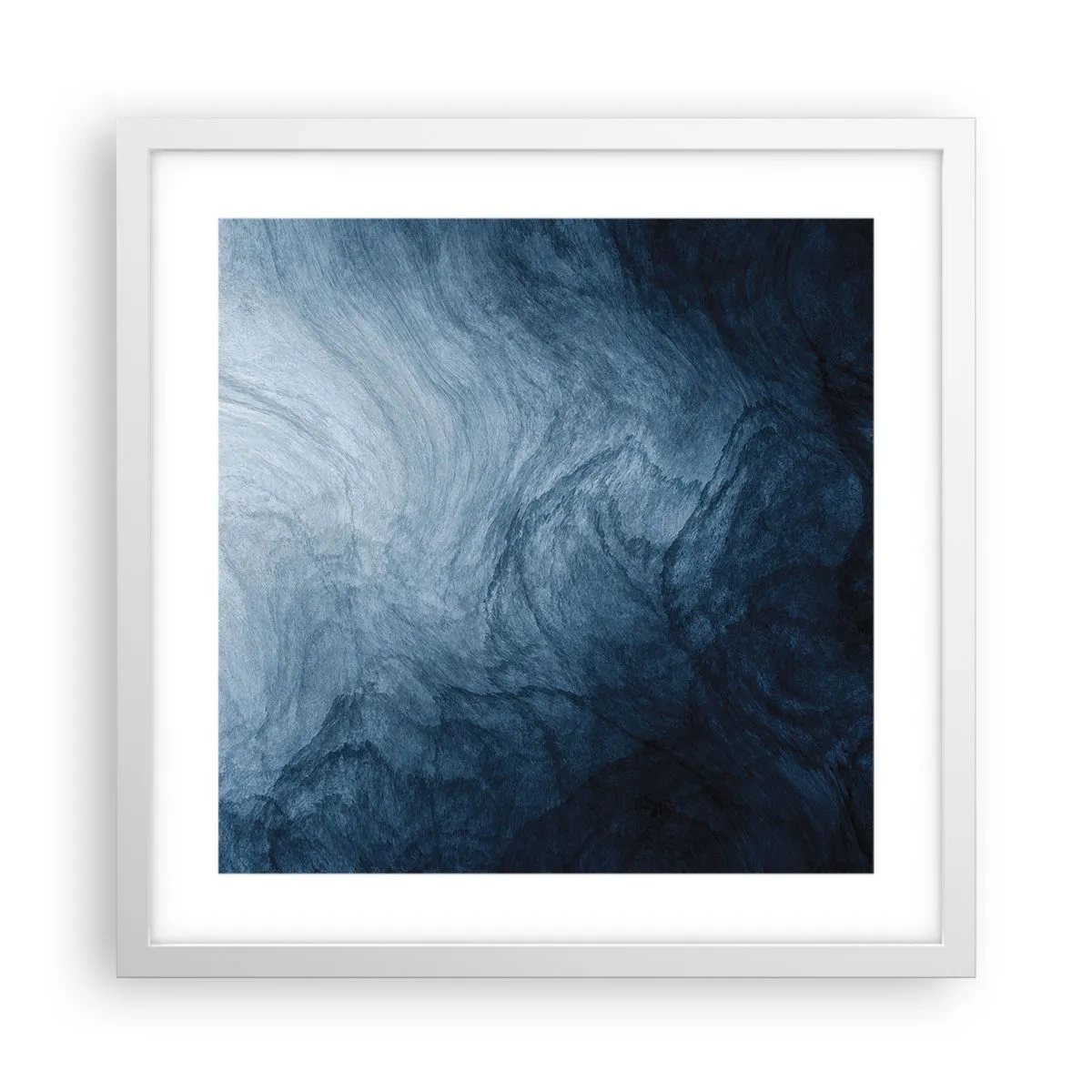 Poster in einem weißen Rahmen - Greifen Sie tief - 40x40 cm