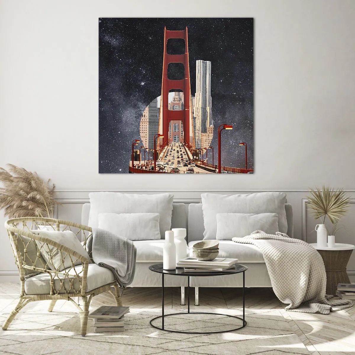 Glasbild - Bild auf glas - Immer im Mittelpunkt - 60x60 cm