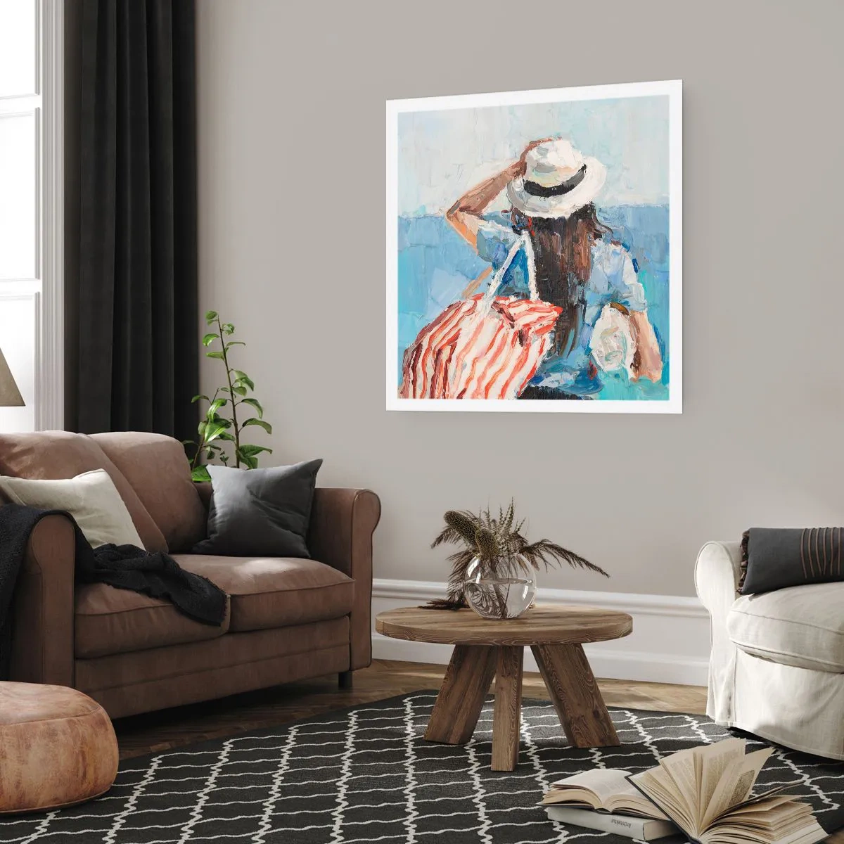 Poster - Willkommen in den Sommerferien - 40x40 cm