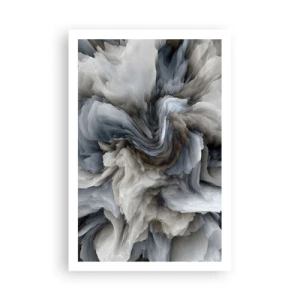 Poster - Stein und Blume - 61x91 cm