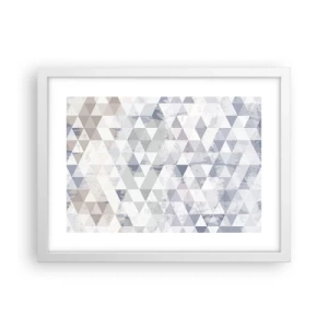 Poster in einem weißen Rahmen - Im Rhythmus auf drei - 40x30 cm