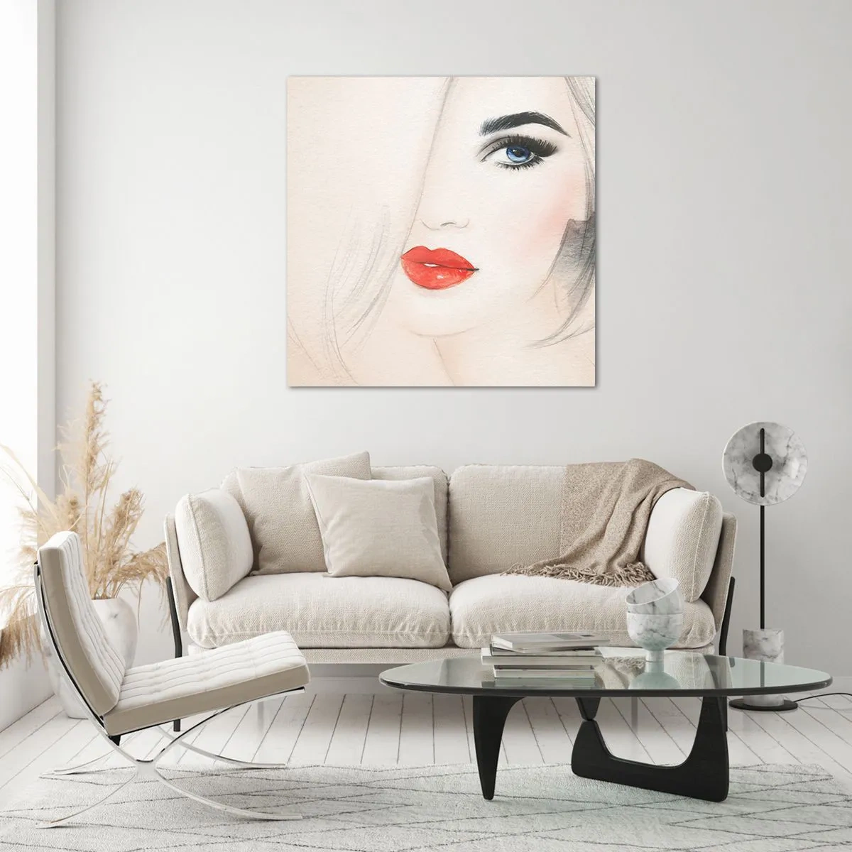 Glasbild - Bild auf glas - Es hypnotisiert und berauscht - 60x60 cm