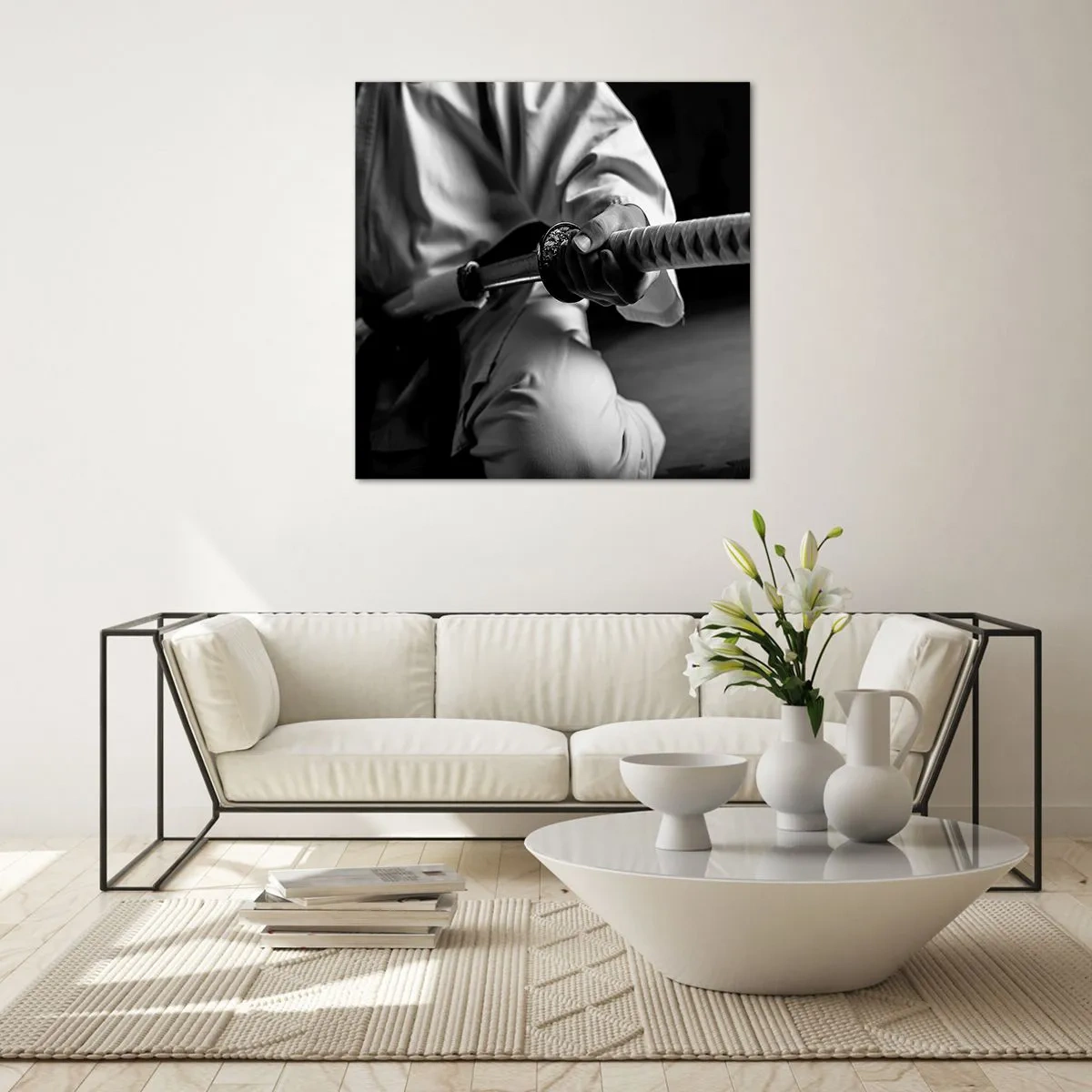 Glasbild - Bild auf glas - Kriegerseele - 30x30 cm