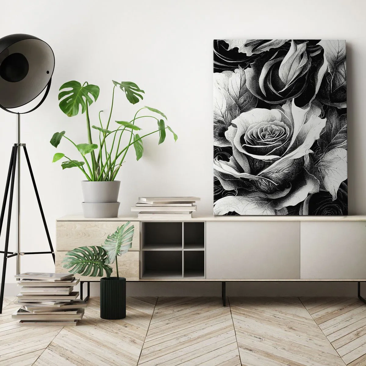 Bild auf Leinwand - Leinwandbild - Immer Königin - 55x100 cm