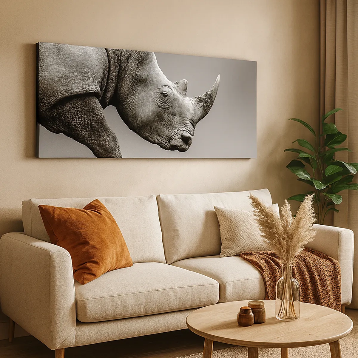 Bild auf Leinwand - Leinwandbild - Unaufhaltsame Stärke - 30x30 cm