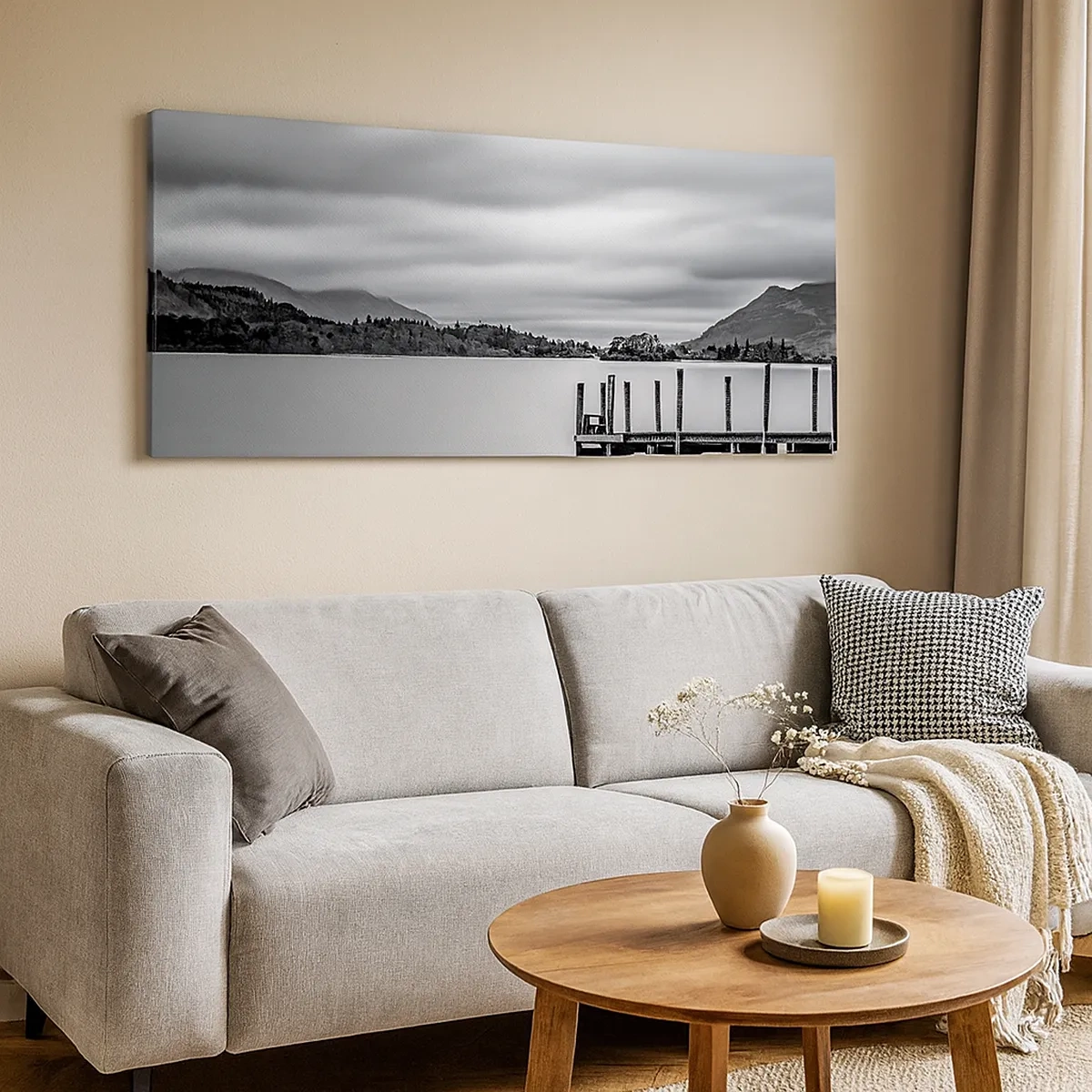 Bild auf Leinwand - Leinwandbild - Milde und Kraft - 30x30 cm