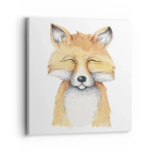 Bild auf Leinwand - Leinwandbild - Fuchsstimmungen - 30x30 cm