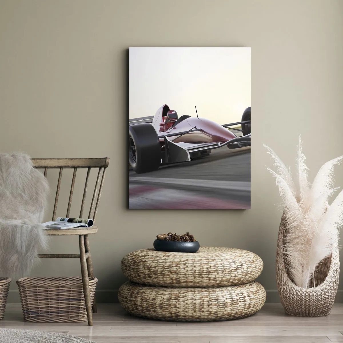 Bild auf Leinwand - Leinwandbild - Immer der Gewinner - 45x80 cm