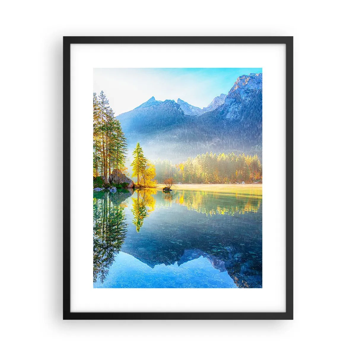 Poster in einem schwarzem Rahmen - Majestät und Süße - 40x50 cm