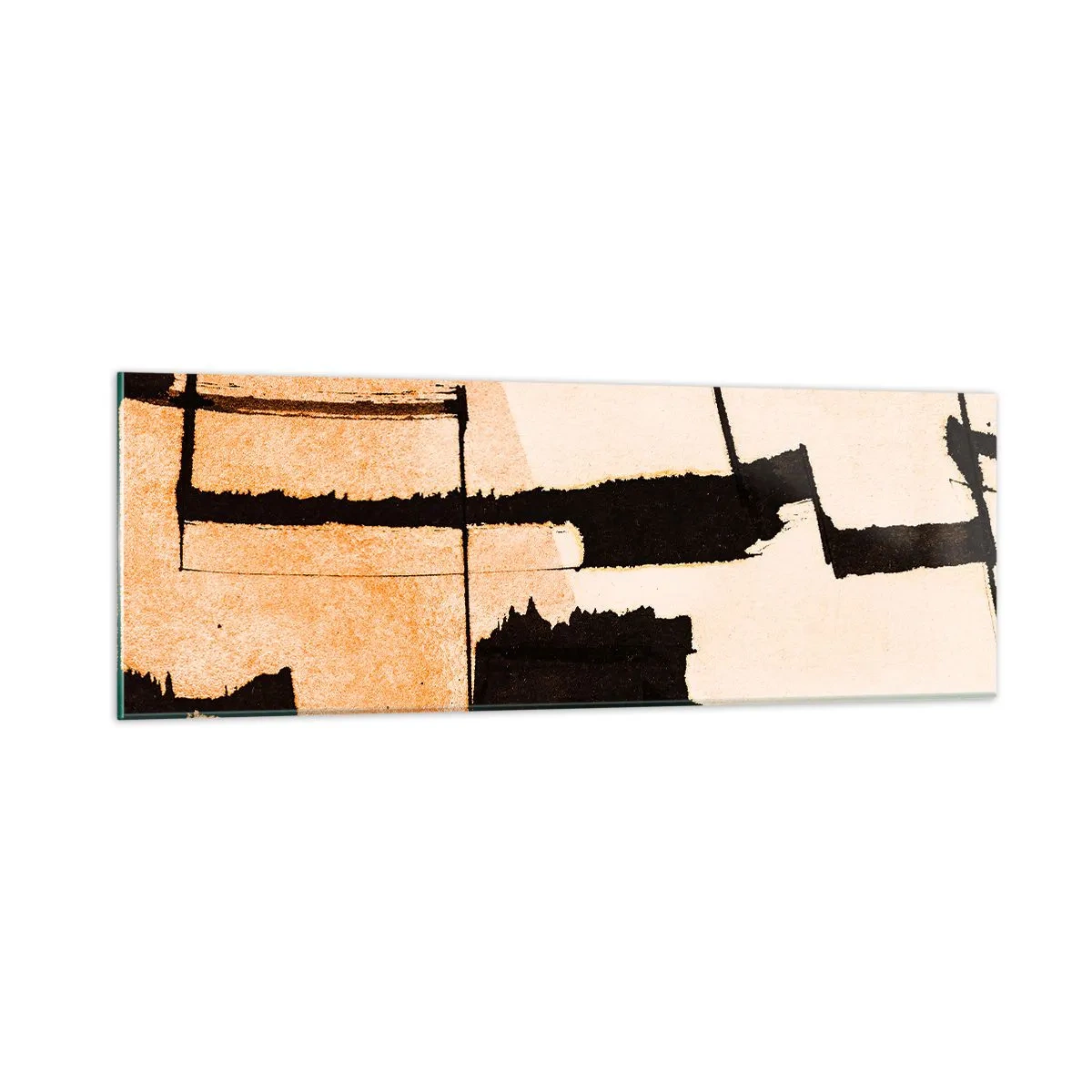 Glasbild - Bild auf glas - Also doch Ordnung - 90x30 cm