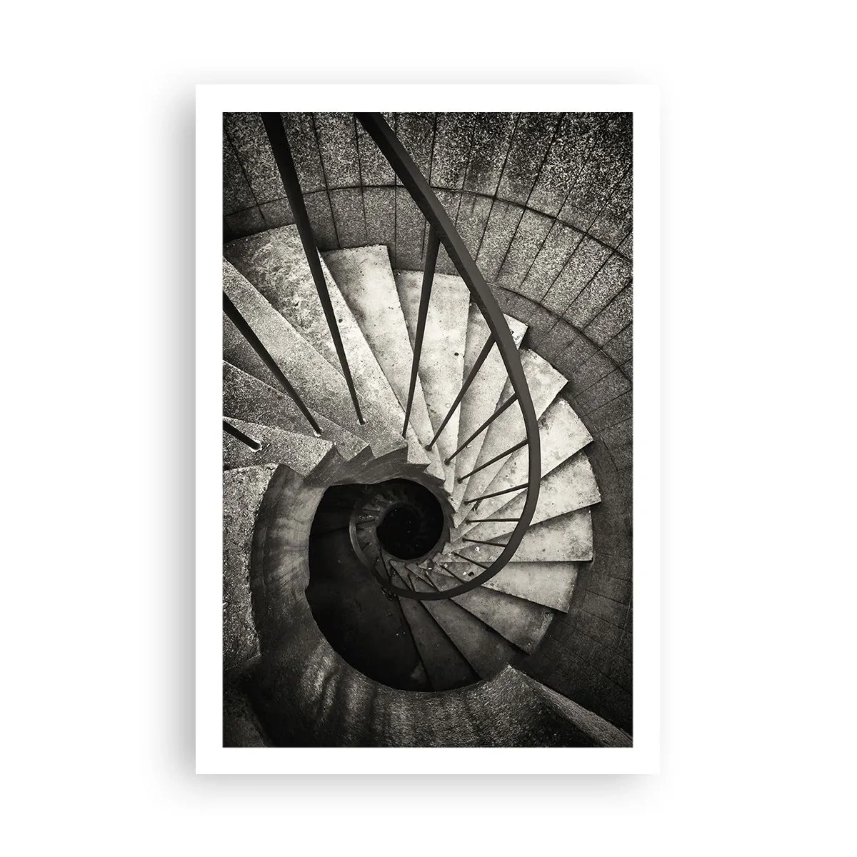 Poster - Treppe hoch, Treppe runter - 61x91 cm