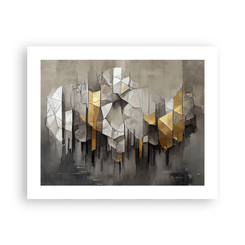 Poster - Komposition aus Eis und Licht - 50x40 cm