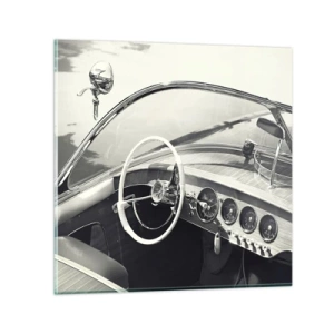 Glasbild - Bild auf glas - Wetter für die Reichen - 30x30 cm