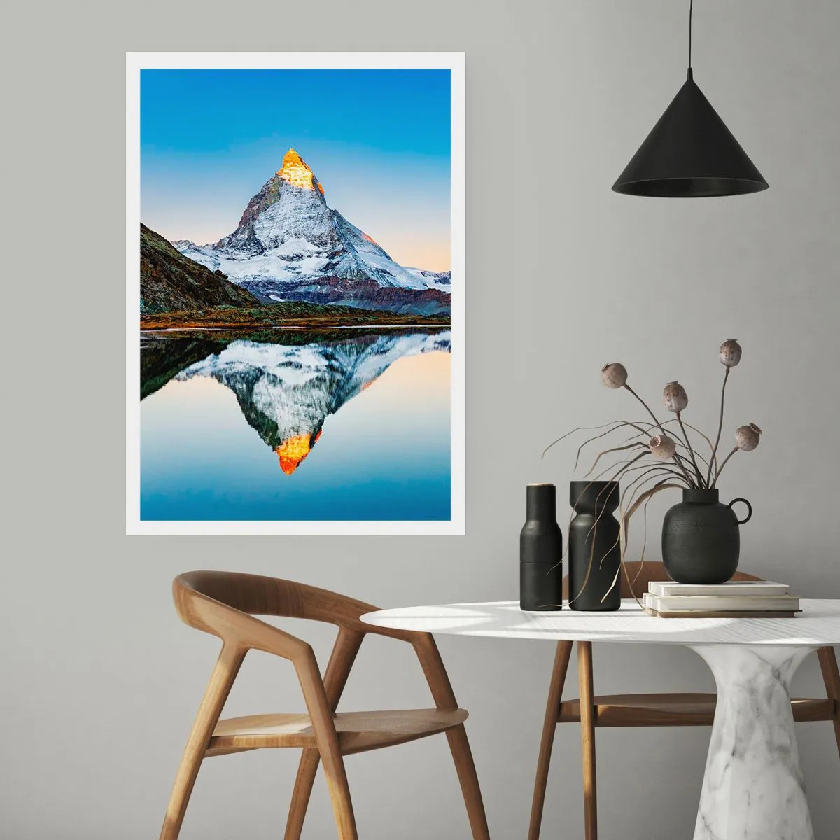Poster - Zwei Welten - 70x100 cm