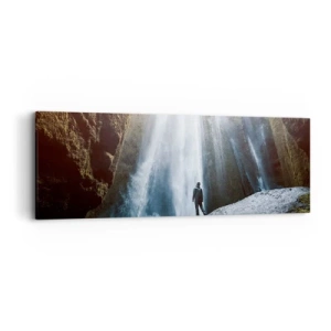 Bild auf Leinwand - Leinwandbild - Wiederherstellung der Proportionen - 90x30 cm