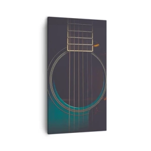 Bild auf Leinwand - Leinwandbild - Einen Moment bevor es ertönt - 45x80 cm