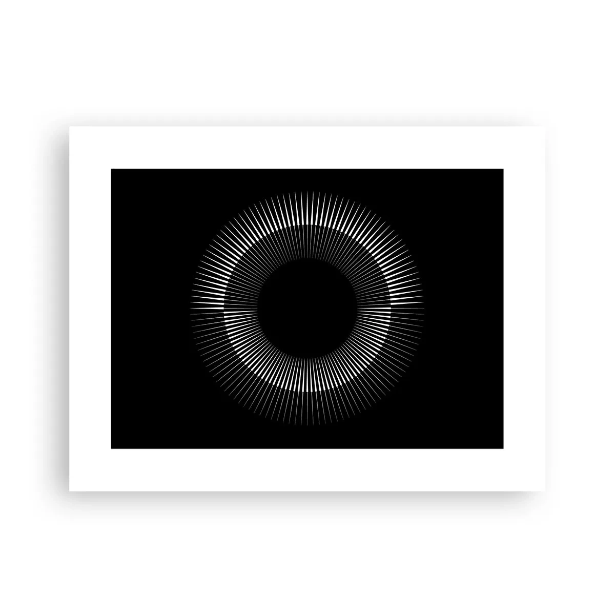 Poster - Schwarze Sonne - 40x30 cm