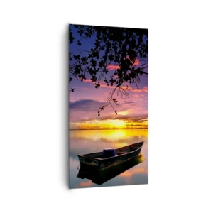 Bild auf Leinwand - Leinwandbild - Du scheinst mitten am Himmel zu hängen... - 65x120 cm