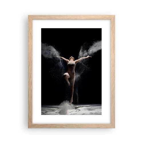 Poster in einem Rahmen aus heller Eiche - Elfen existieren - 30x40 cm