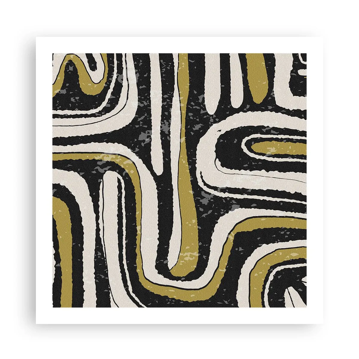 Poster - Komposition: Straßen und Gassen - 60x60 cm