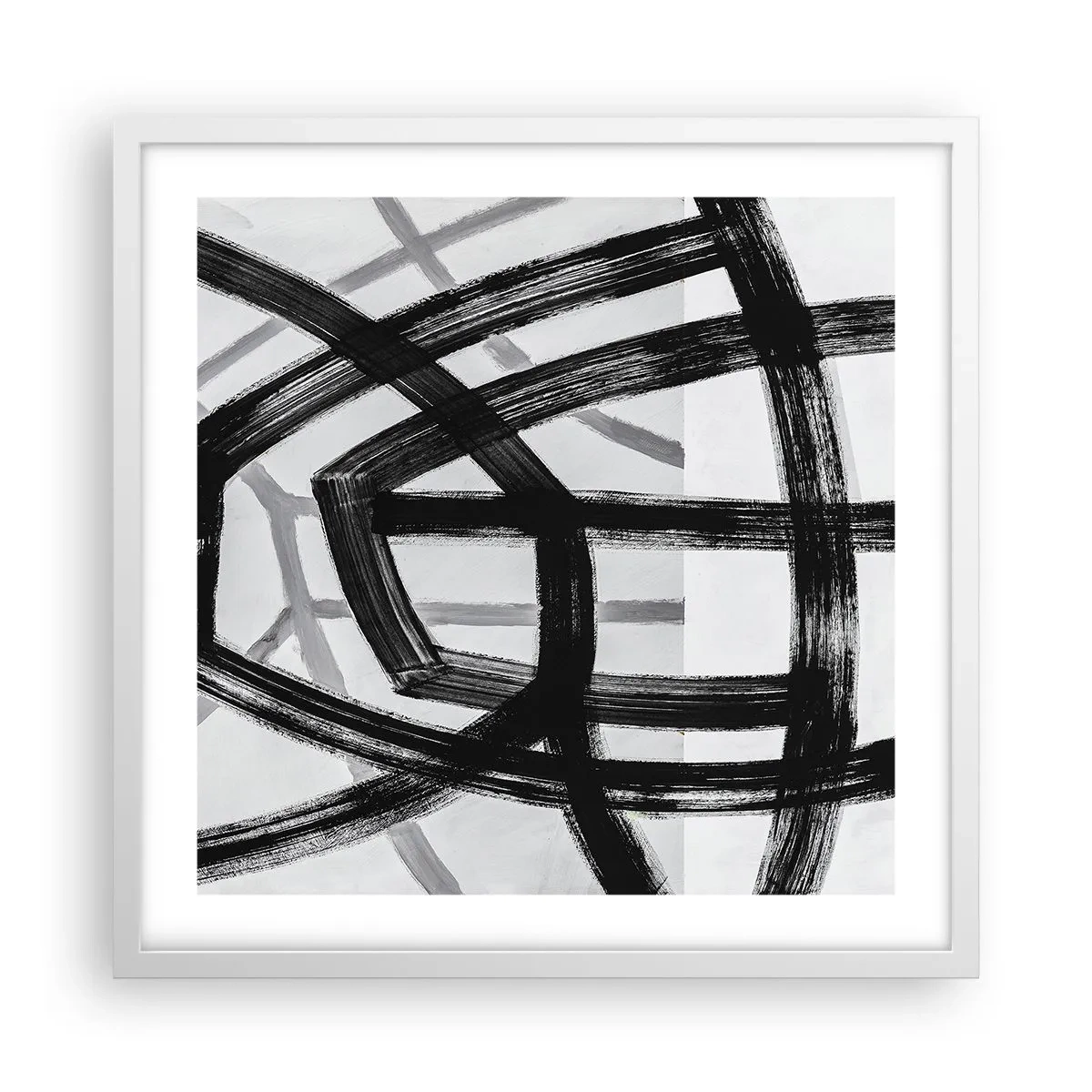 Poster in einem weißen Rahmen - Bautiefe - 50x50 cm