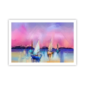 Poster - Richtung: breites Wasser - 91x61 cm