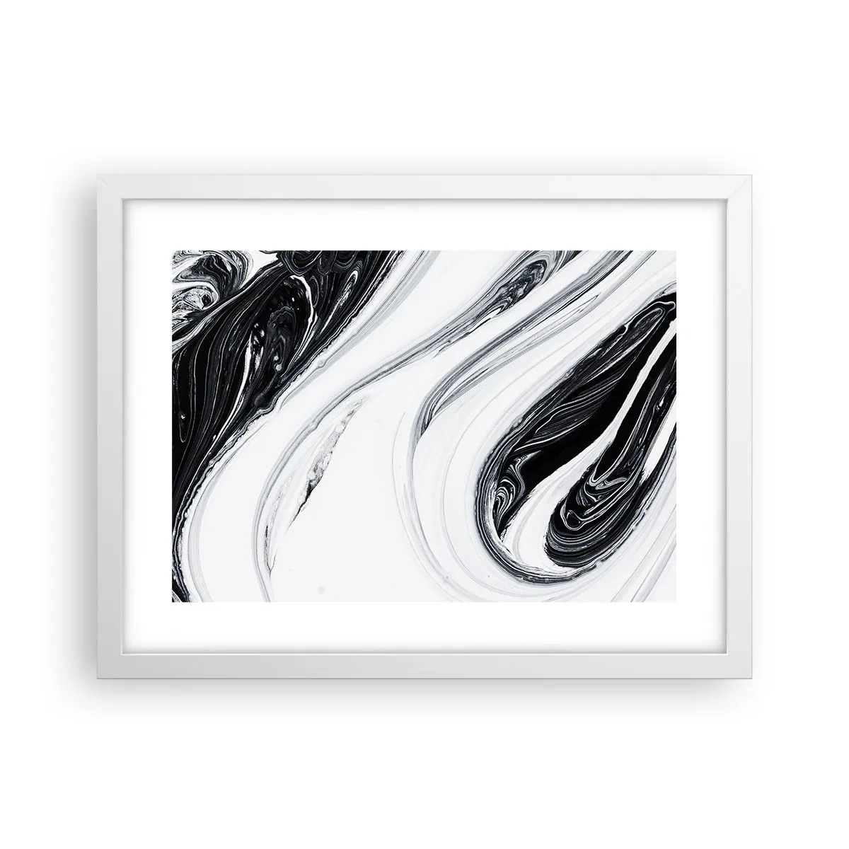 Poster in einem weißen Rahmen - Kombination aus Gegensätzen - 40x30 cm