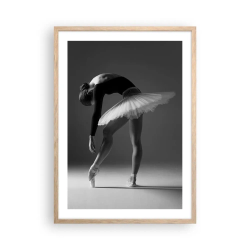 Poster in einem Rahmen aus heller Eiche - Bella Ballerina - 50x70 cm