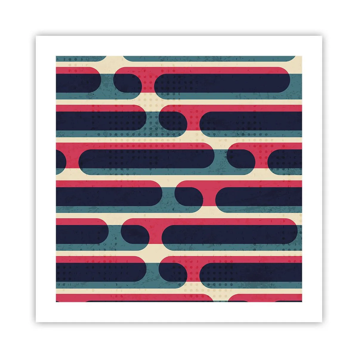 Poster - In die Tiefe und vorwärts - 50x50 cm